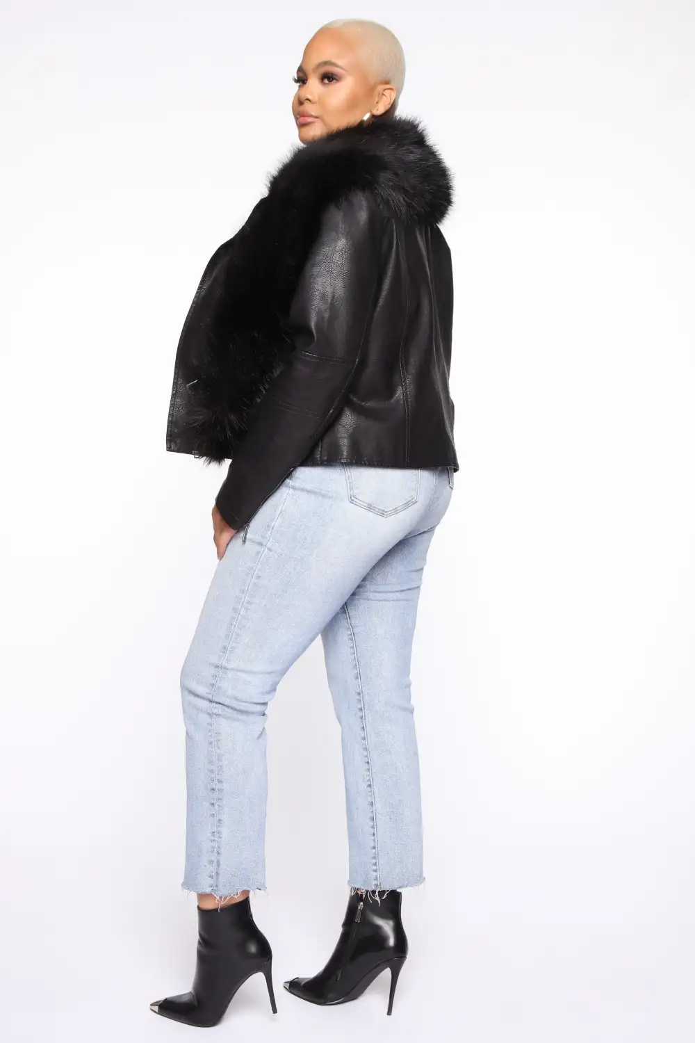 High Maintenance Faux Leather Jacket - Black