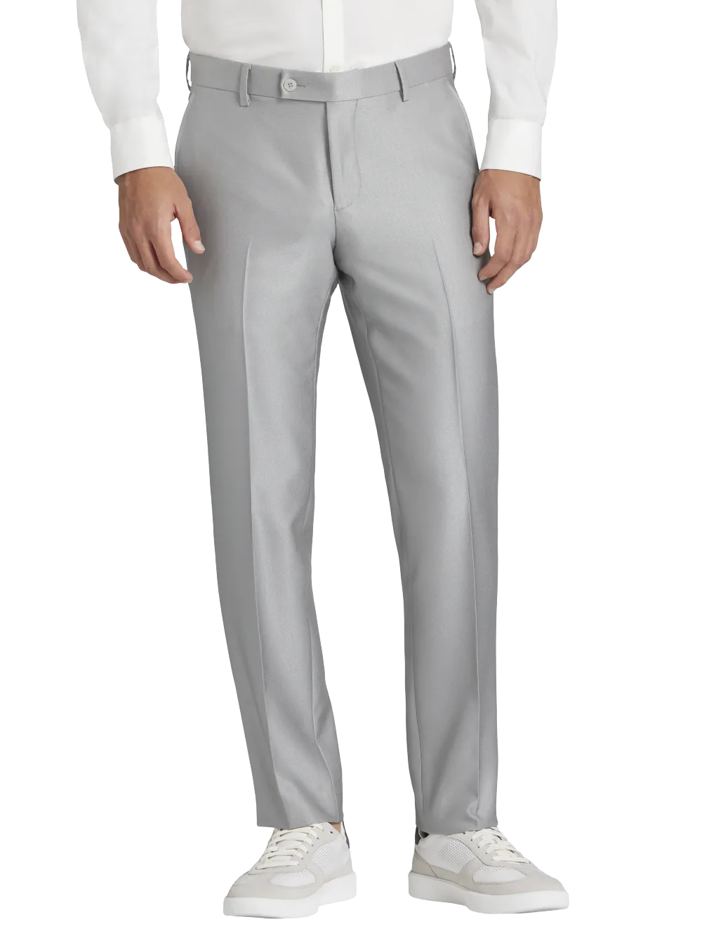 Egara Modern Fit Shiny Suit Pants