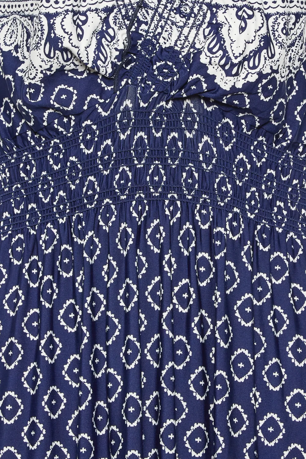 LTS Tall Navy Blue Paisley Maxi Dress