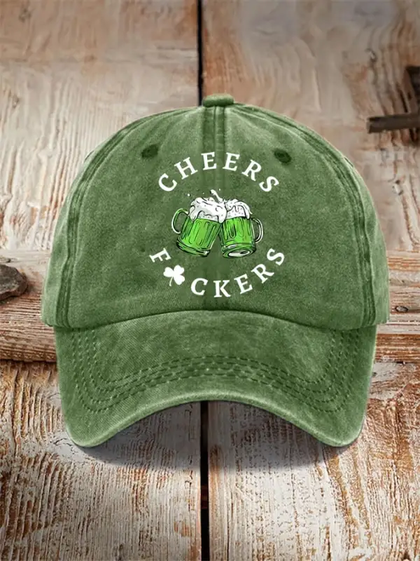 Unisex St. Patrick's Day Funny Cheers Green Beer Hat