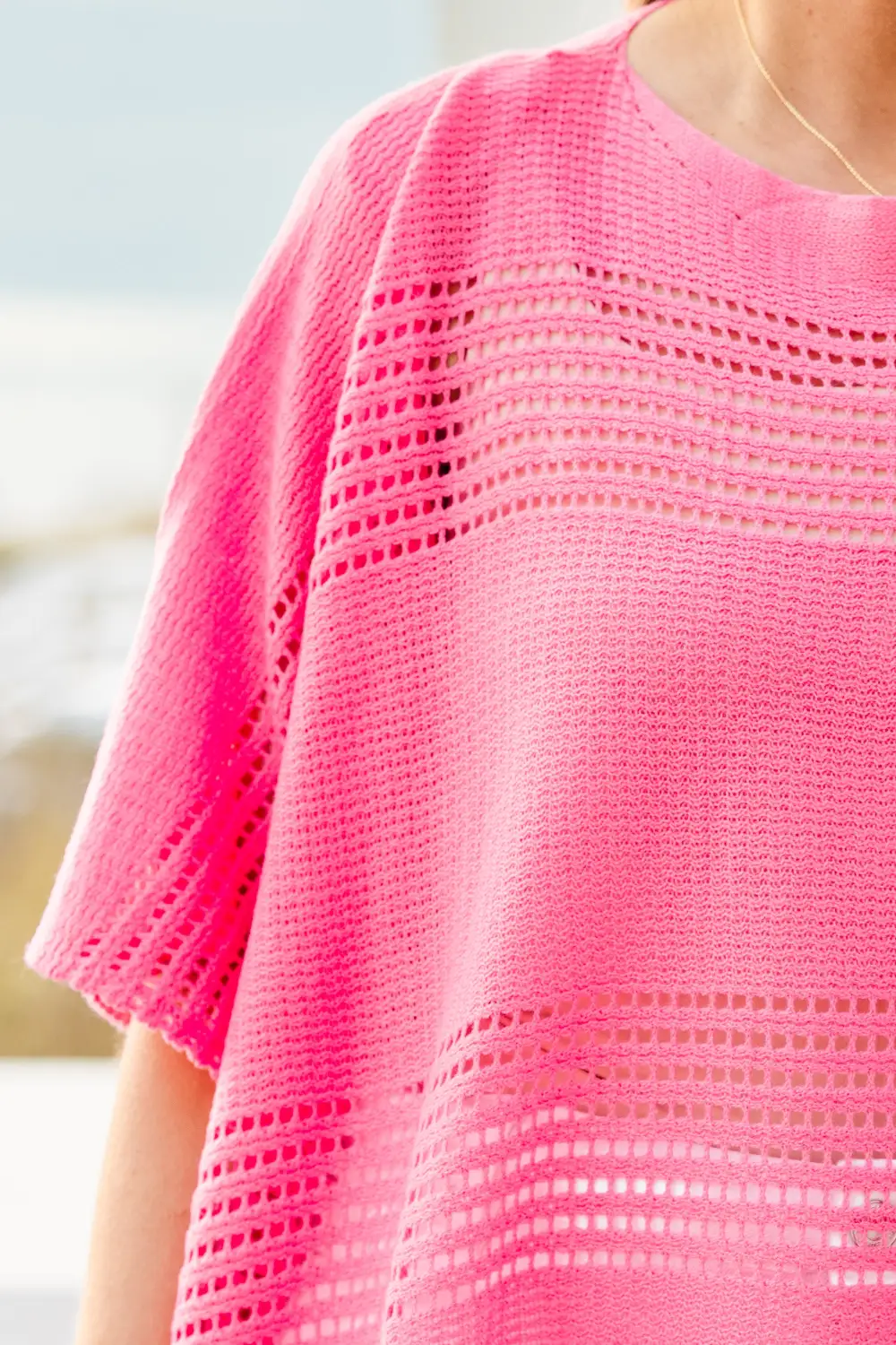 It's The Standard Sweater, Hot Pink