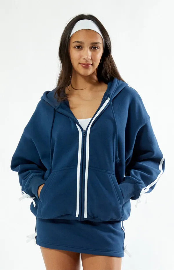 PacSun Bow Full Zip Hoodie