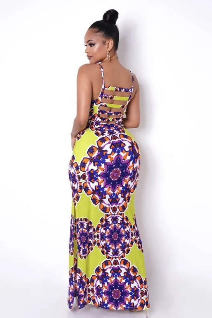 Kaleidoscope Days Dress - Yellow