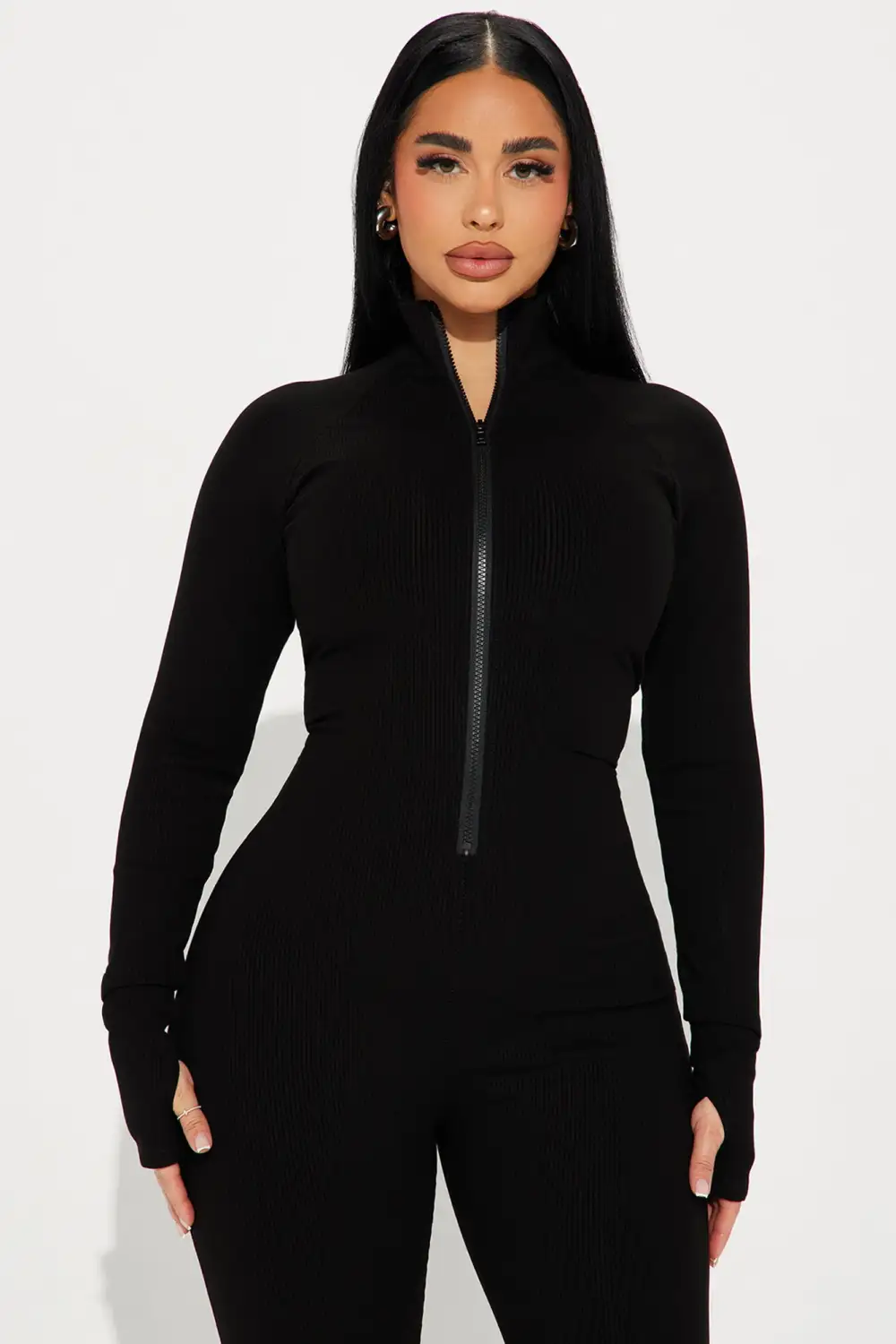 Juliet Snatched Jumpsuit - Black