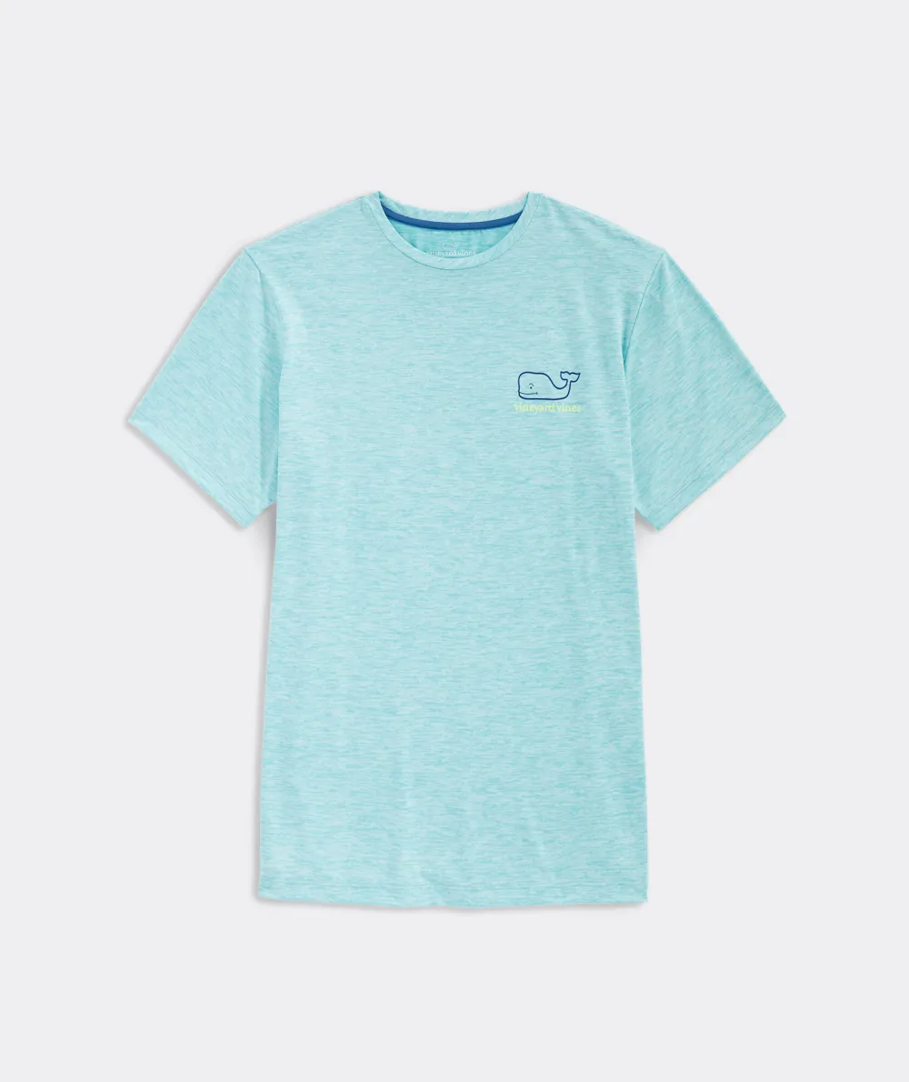 Whale Logo Short-Sleeve Harbor Performance Tee