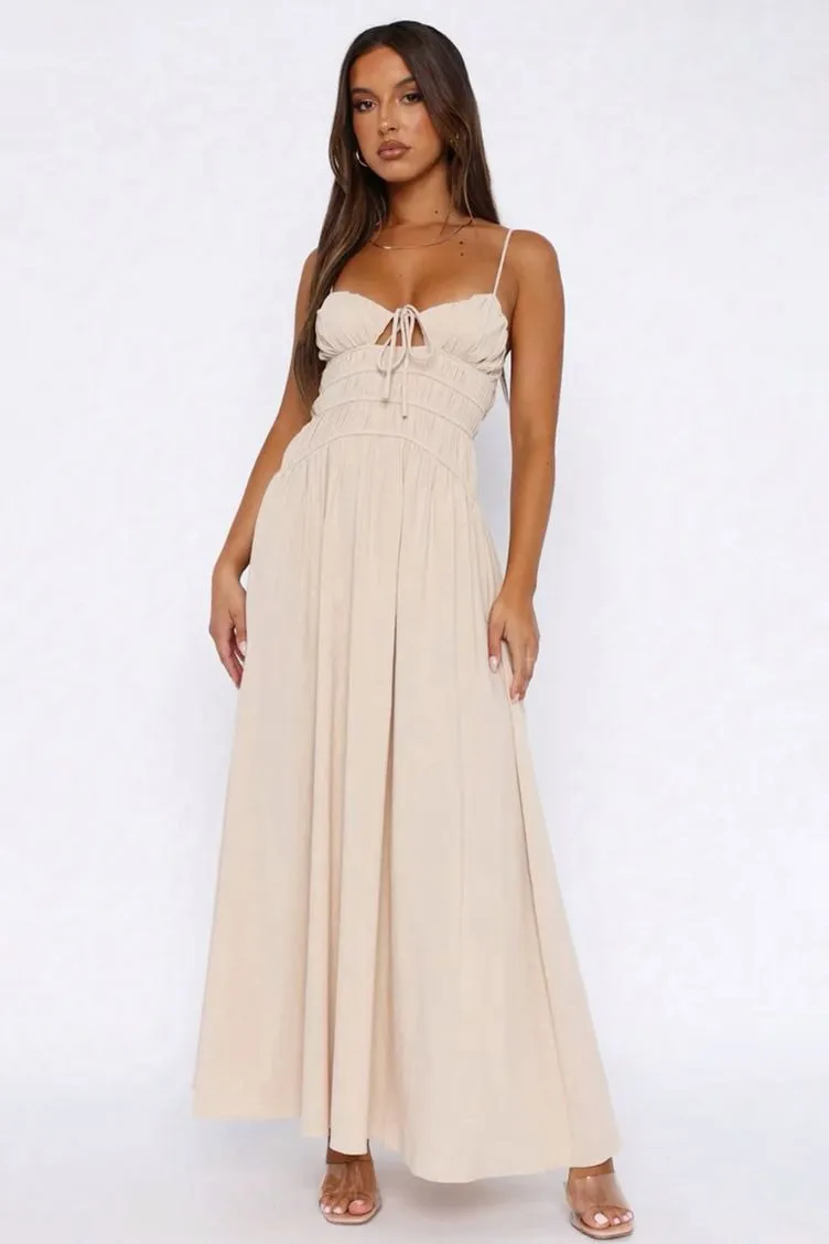 Late Morning Maxi Dress Oat