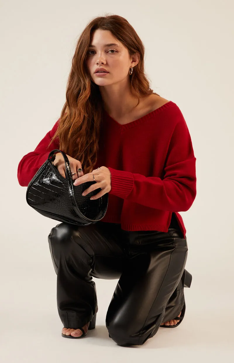 LA Hearts Renata V-Neck Sweater