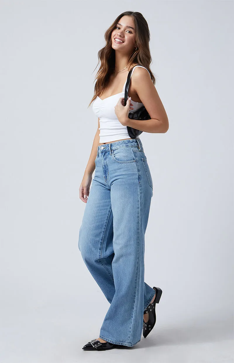 PacSun Jessie High Waisted Baggy Jeans Medium Indigo