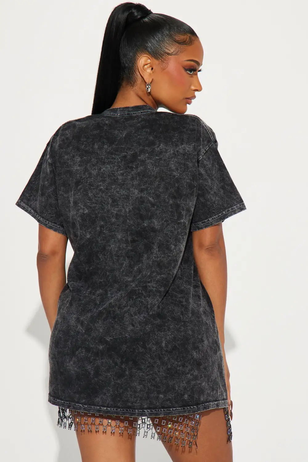 Princess Jasmine Graphic Tee - Black Wash