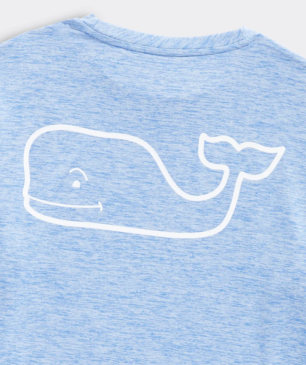 Whale Logo Long-Sleeve Harbor Performance Tee