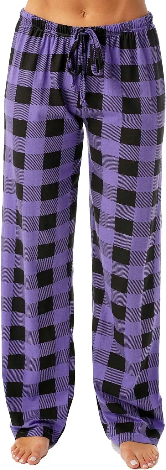 Women Pajama Pants Sleepwear Buffalo Plaid Pajamas