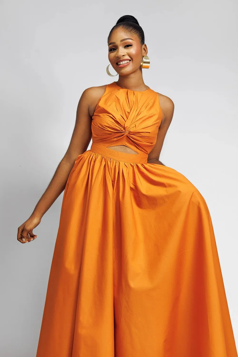 REMI VACATION MAXI DRESS BURNT ORANGE