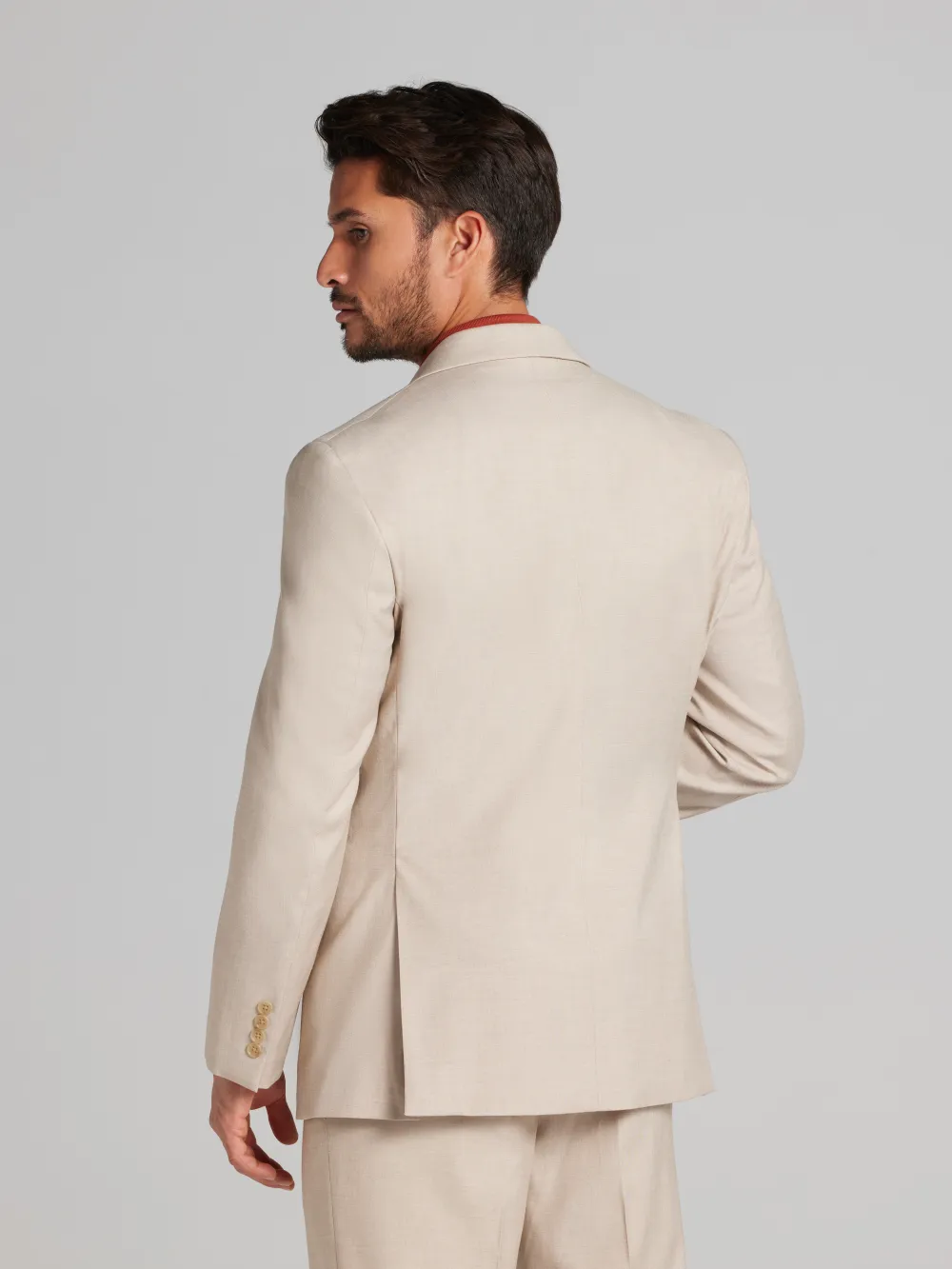 Pronto Uomo Modern Fit Sharkskin Suit Jacket