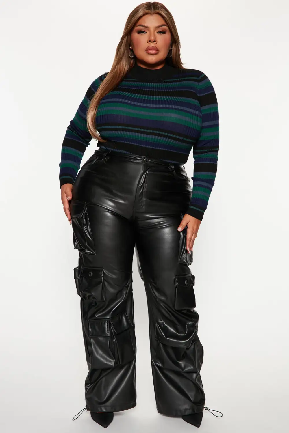 Warm My Body Sweater Bodysuit - Hunter