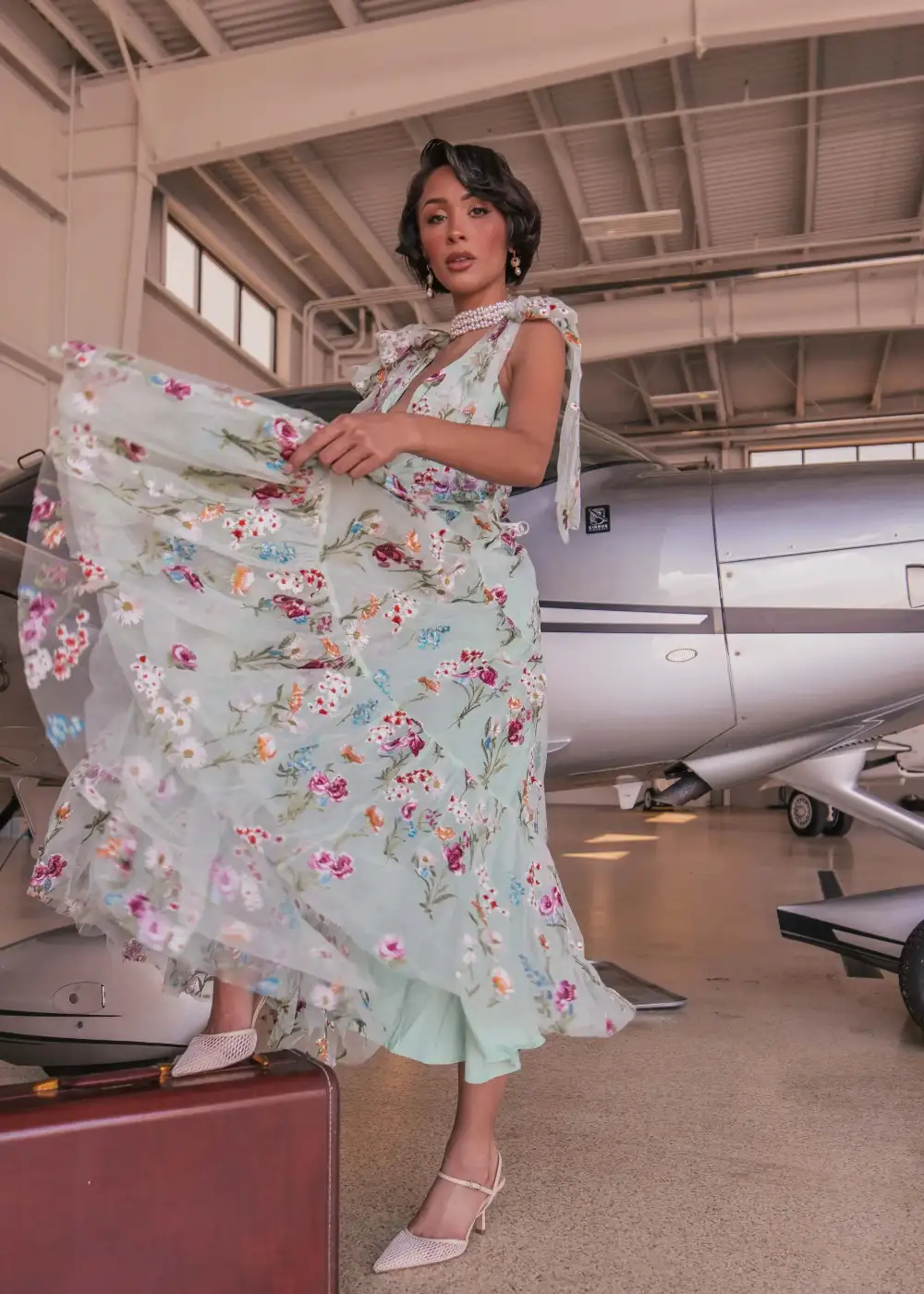 Margaret Midi Dress Green