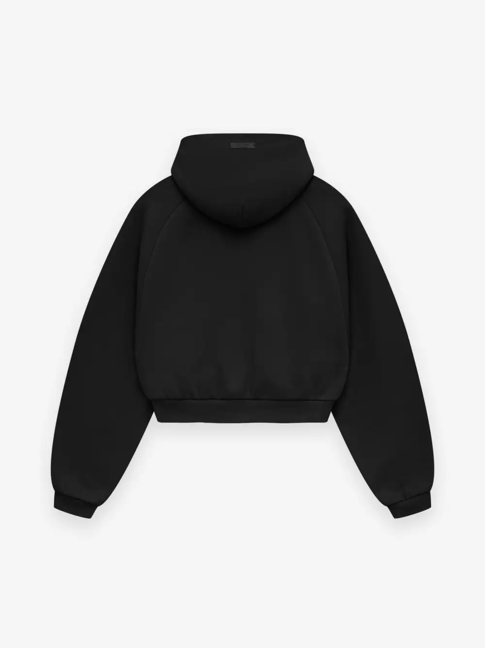 Womens Fleece Cropped Hoodie