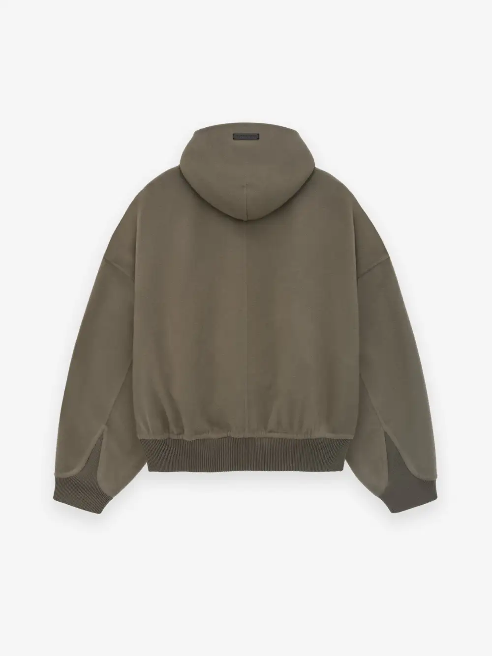 Double Wool Cashmere Hooded Bomber