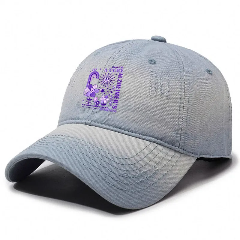 Hope For A Cure Alzheimer'S Awareness Baseball Cap