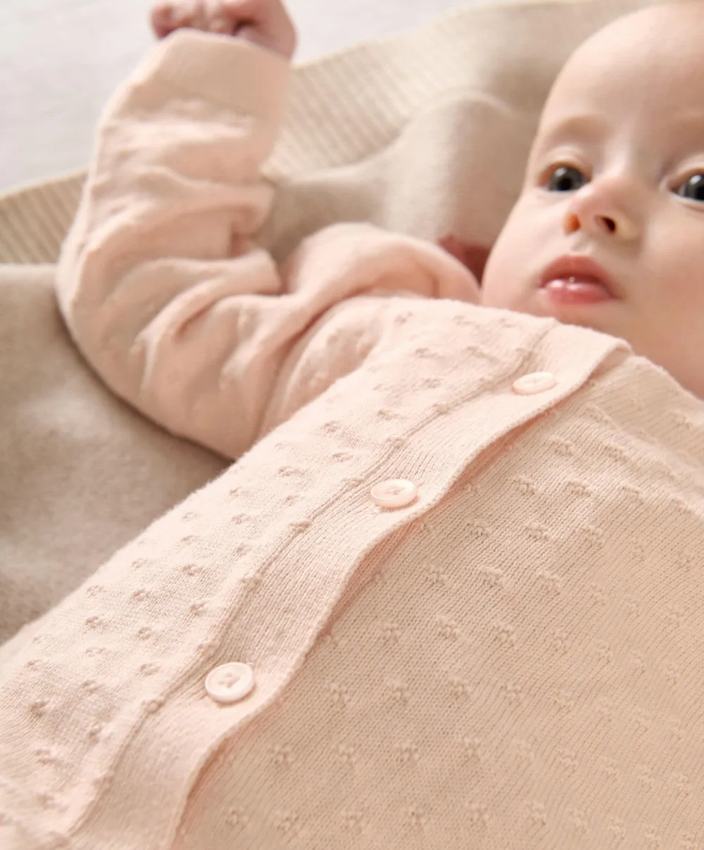 Knitted Romper - Pink