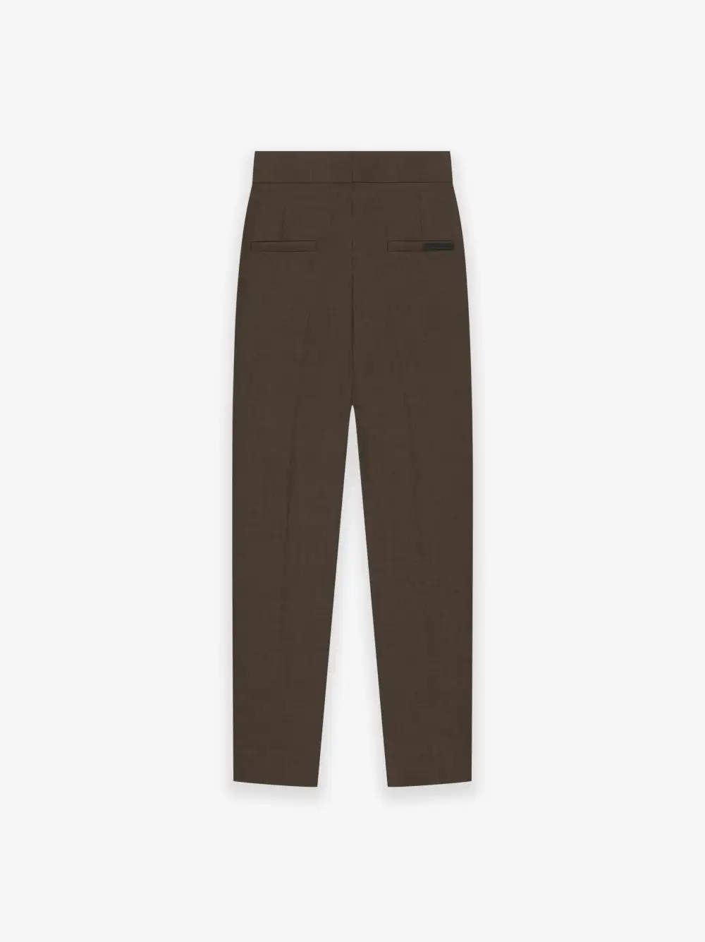 Wool Canvas Tapered Trouser