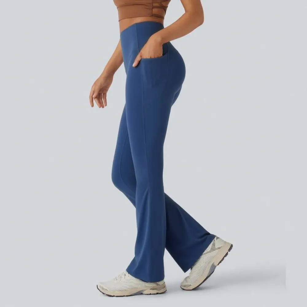 Cinched Butt-Lifting Tummy Control Yoga Leggings
