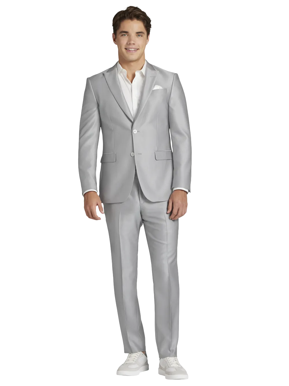 Egara Skinny Fit Shiny Suit Jacket
