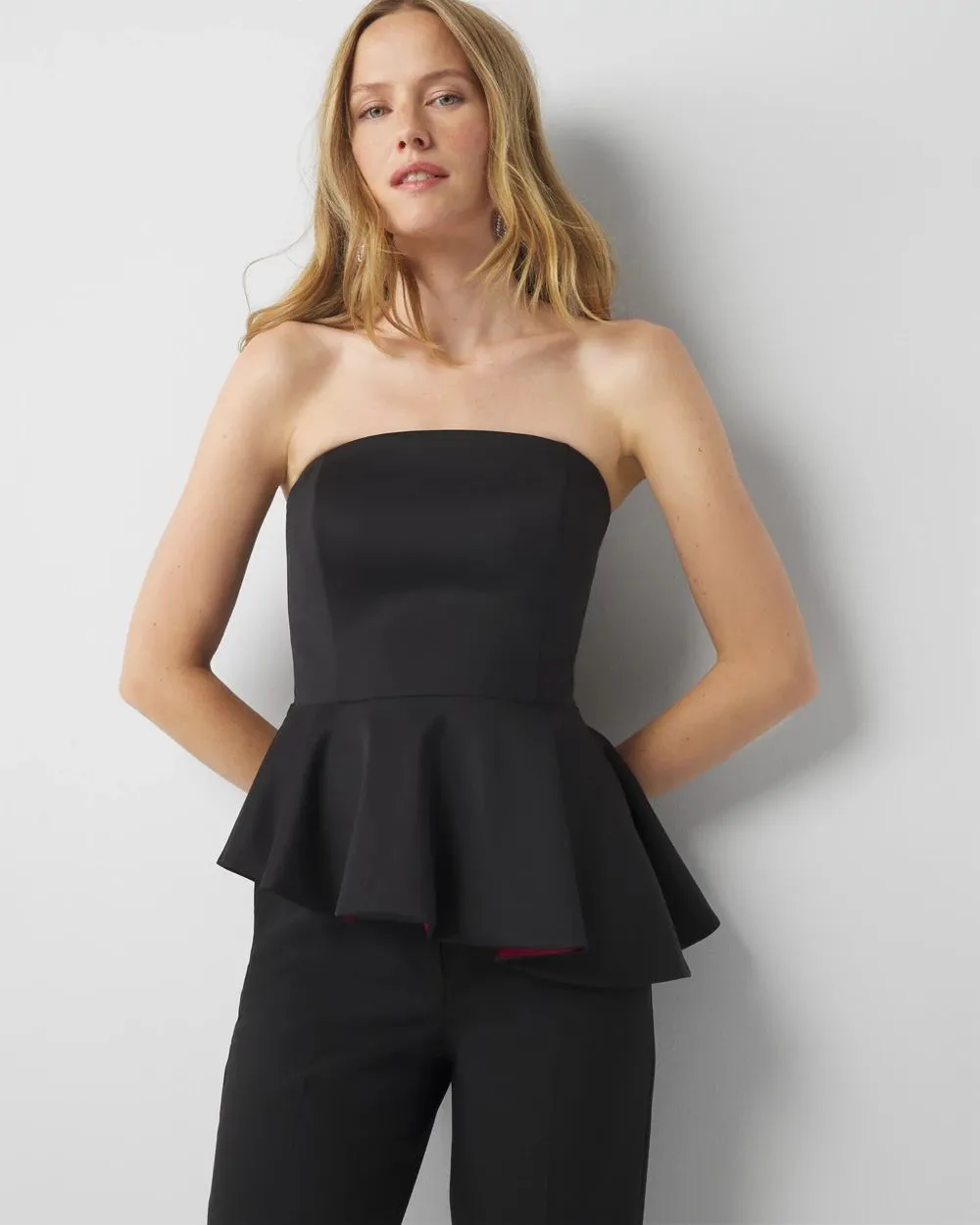 Petite Asymmetrical Hem Bustier