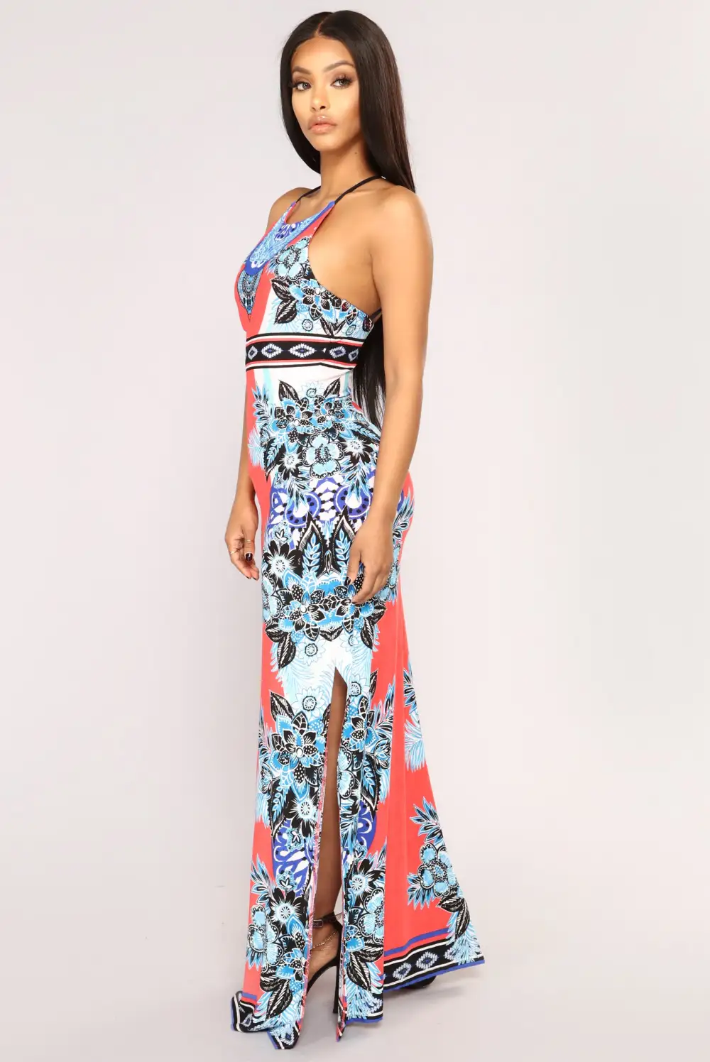 Girl From Ipanema Maxi Dress - Coral