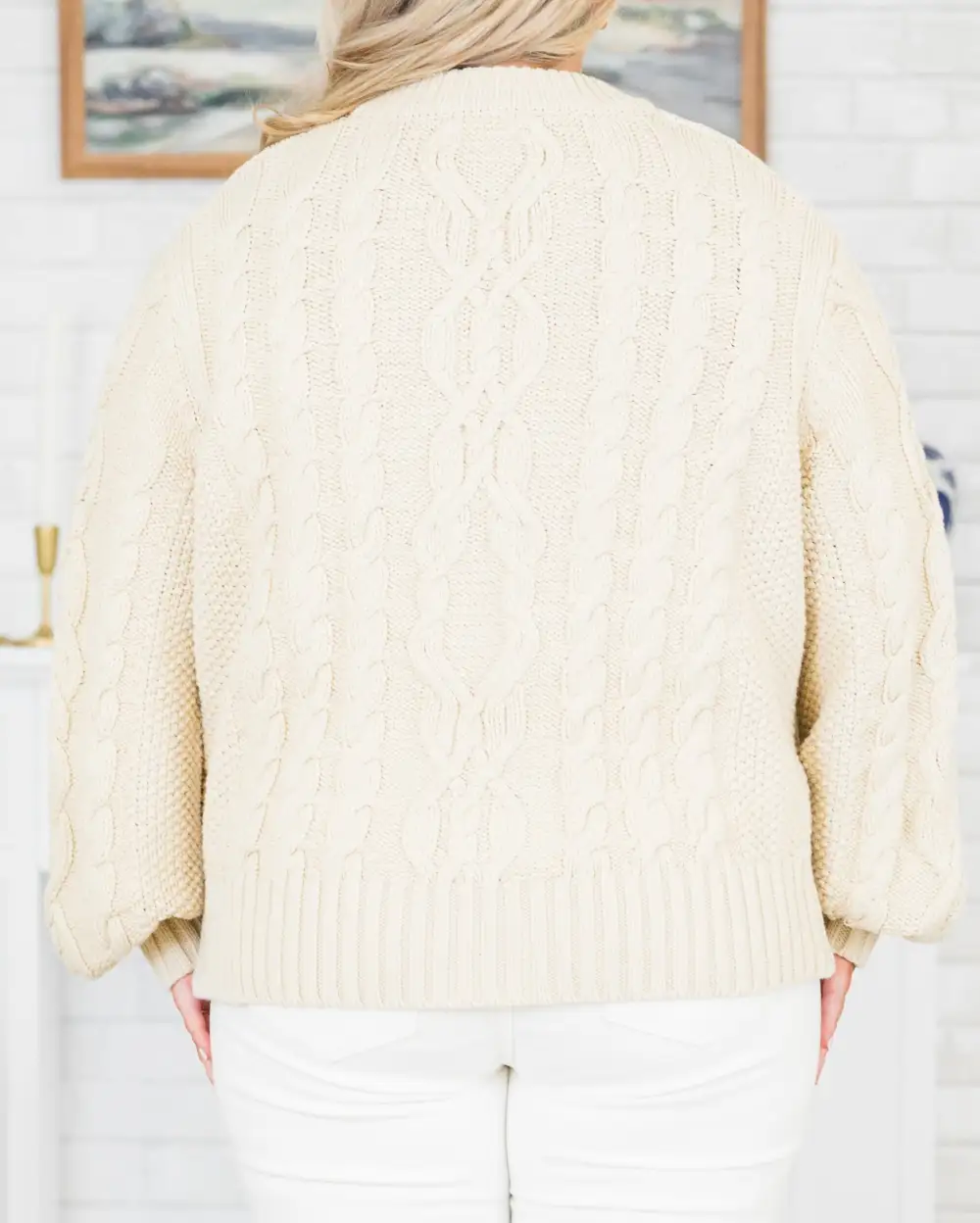 Back Once Again Cardigan, Taupe