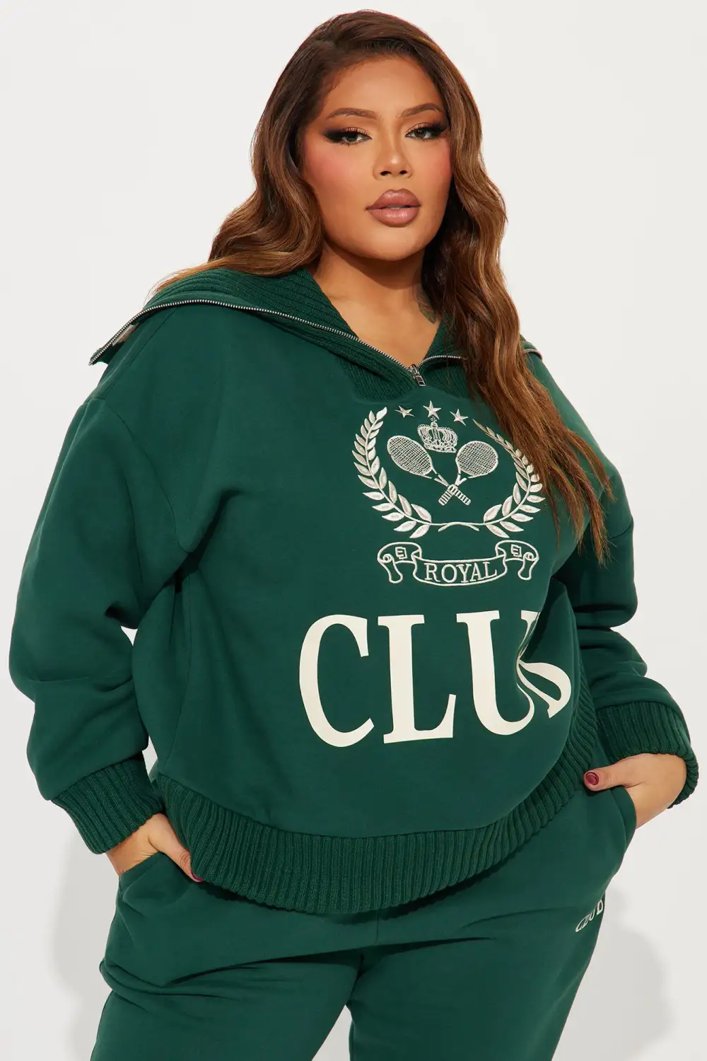 Members Only Fleece Sweatsuit - Hunter