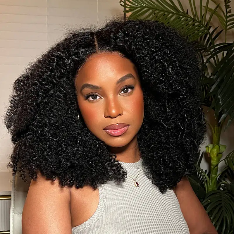 Sterly HD Lace Kinky Curly Human Hair Wigs For Women