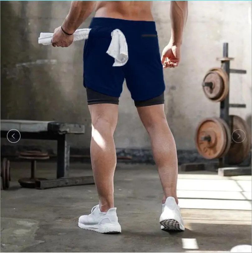 Quick-drying shorts mesh straight five-point pants fitness sweatpants