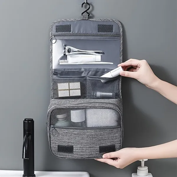 Hanging Toiletry Travel Bag Travel Cosmetic Organizer Accessories Storage Bag Waterproof Makeup Cosmetic Bag With Multi Pocket Bathroom Wash Bag
