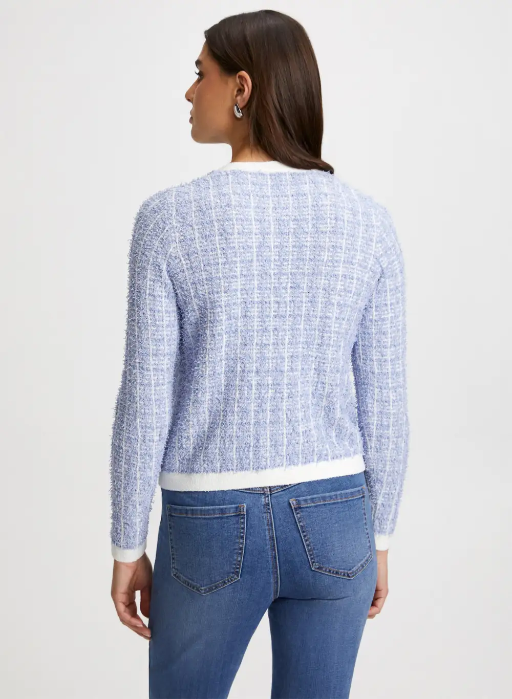 Short Bouclé Cardigan