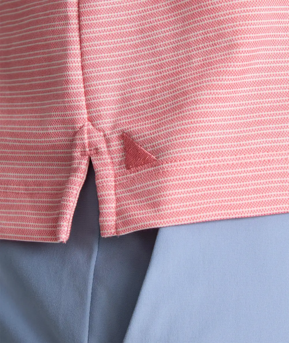 Striped Performance Polo