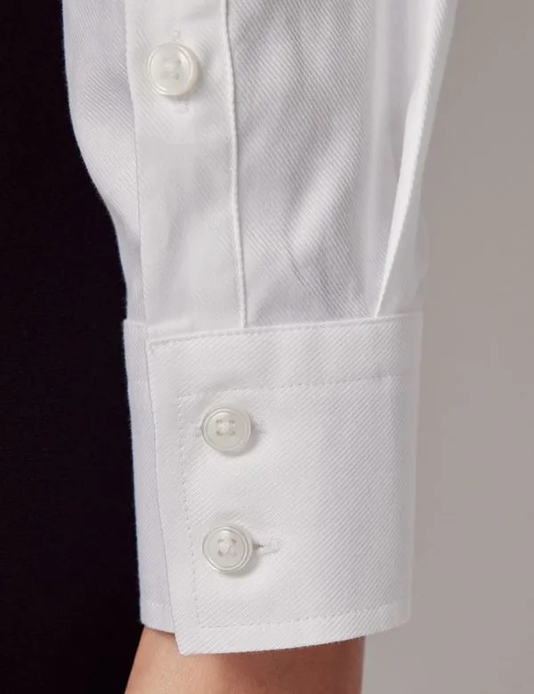 Twill Cotton Semi-Fitted Shirt