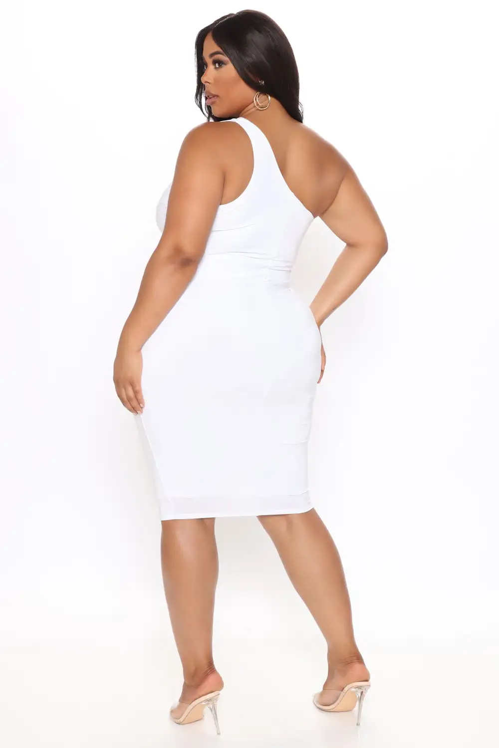 First And Last Midi Dress - White
