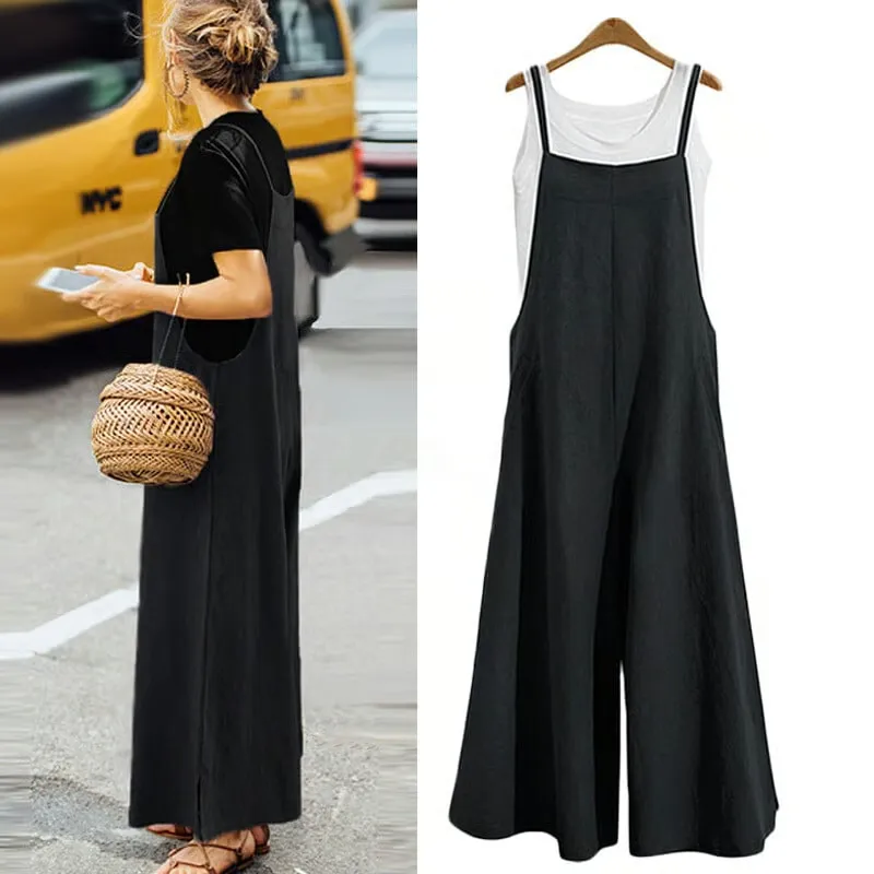 🔥Women's Sleeveless Oversized Casual Jumpsuit