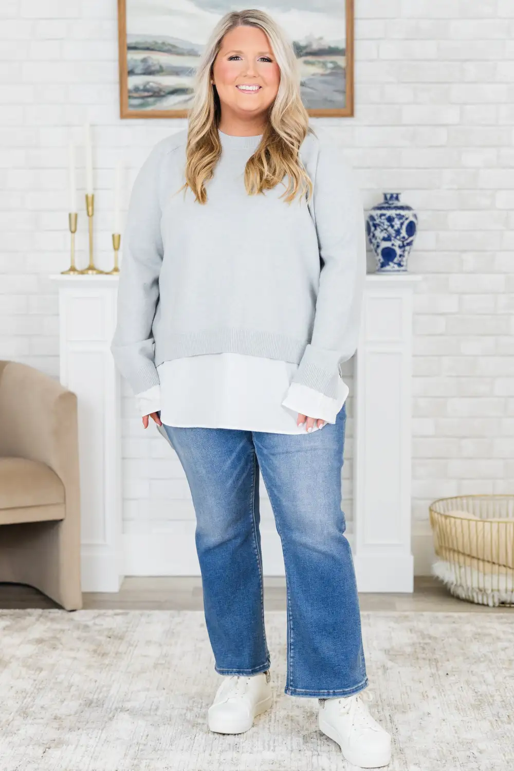 My Ideal Type Sweater, Gray