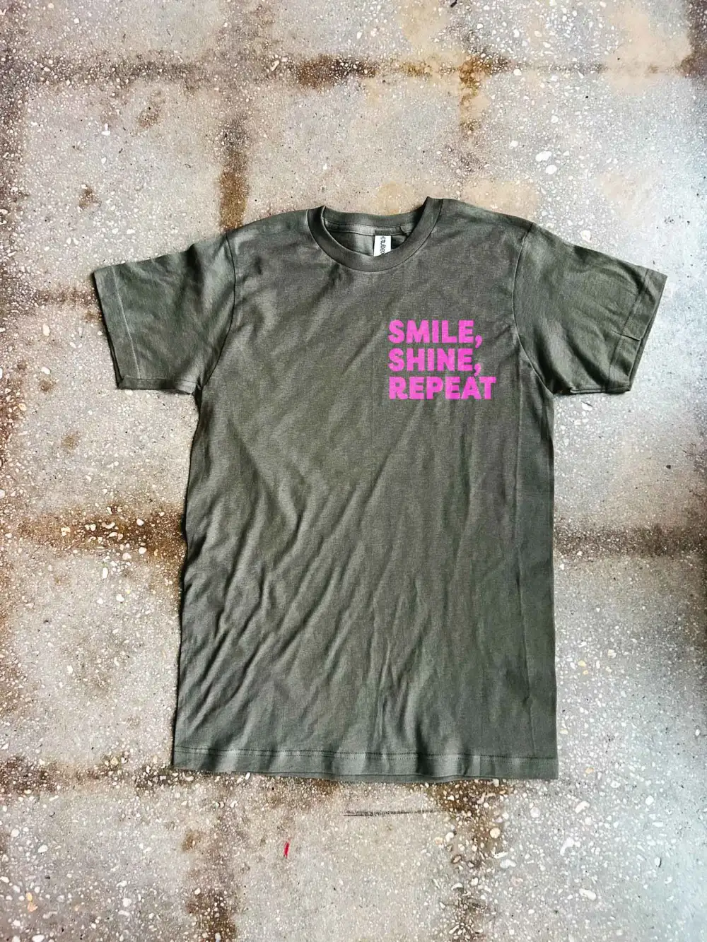 Smile, Shine, Repeat Adult Box T-Shirt