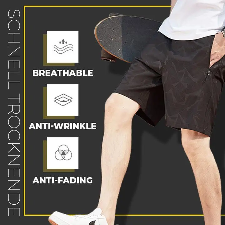 Quick-Drying Stretch Sports Shorts Pants