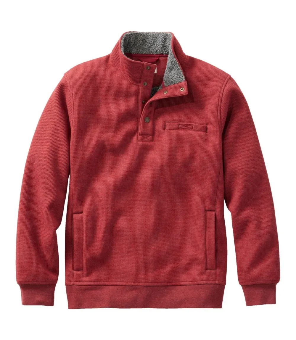 Men's Katahdin Iron Works Bonded Waffle Fleece, Mockneck