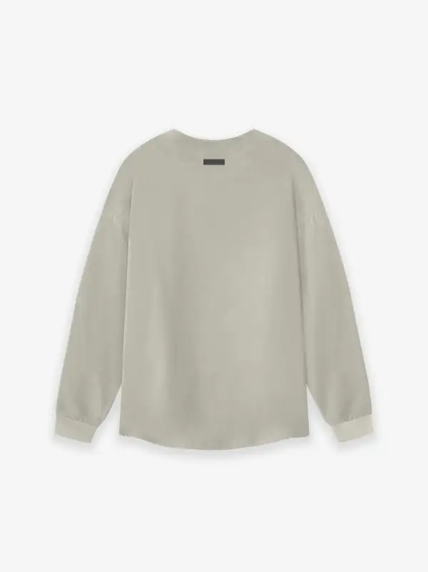 Corduroy Straight Neck LS Top