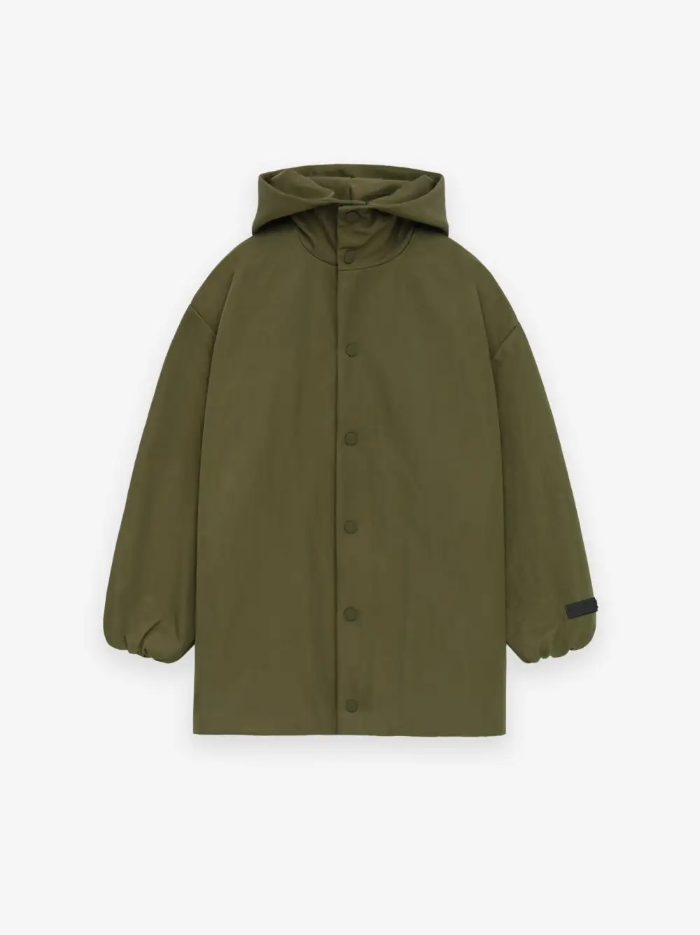 Kids Textured Nylon Hooded Coaches Jacket