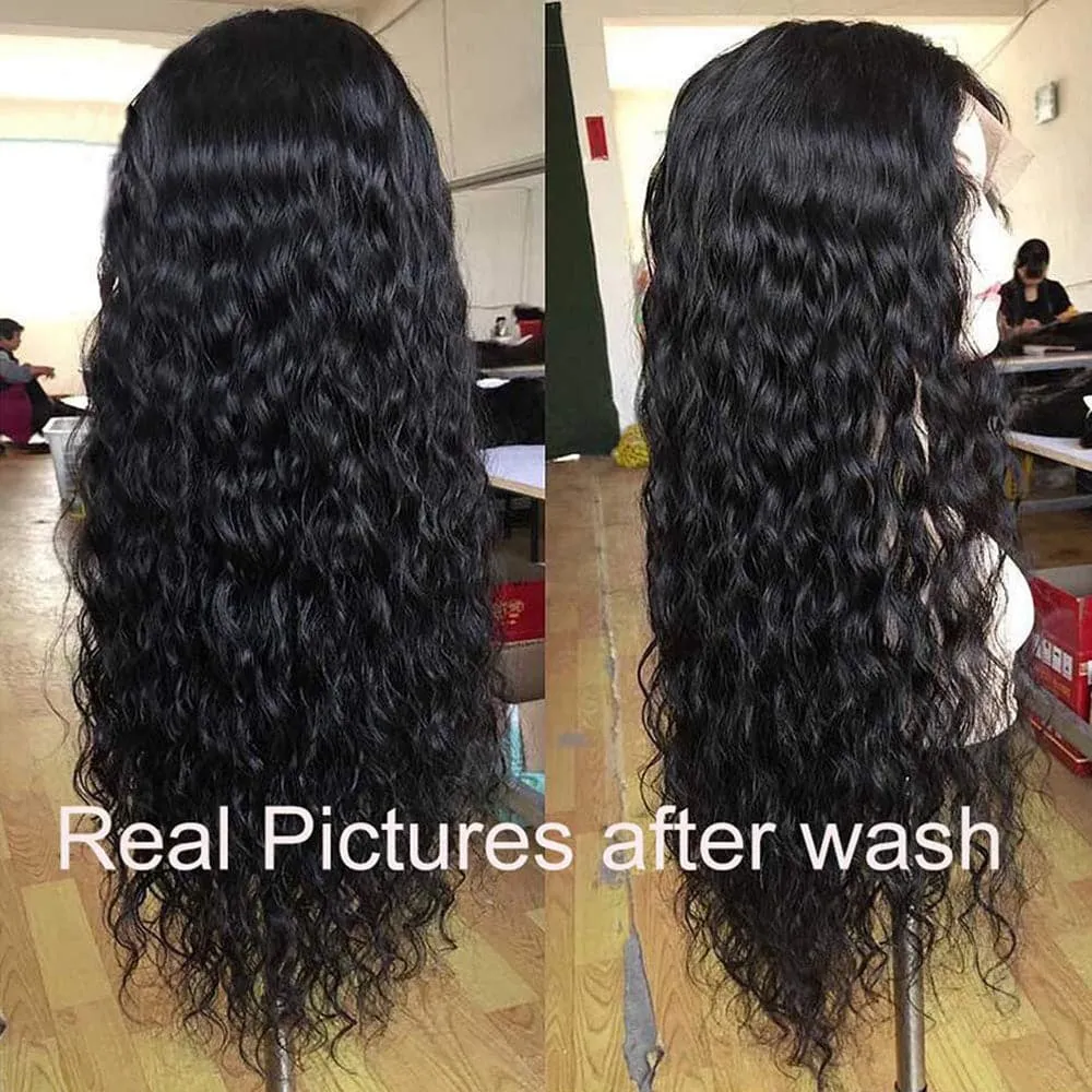 Sterly 5x5 HD Lace Closure Wigs Human Hair Water Wave Wig