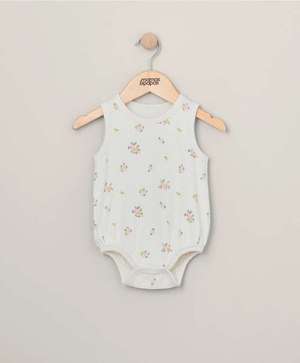 Floral Towelling Bodysuit
