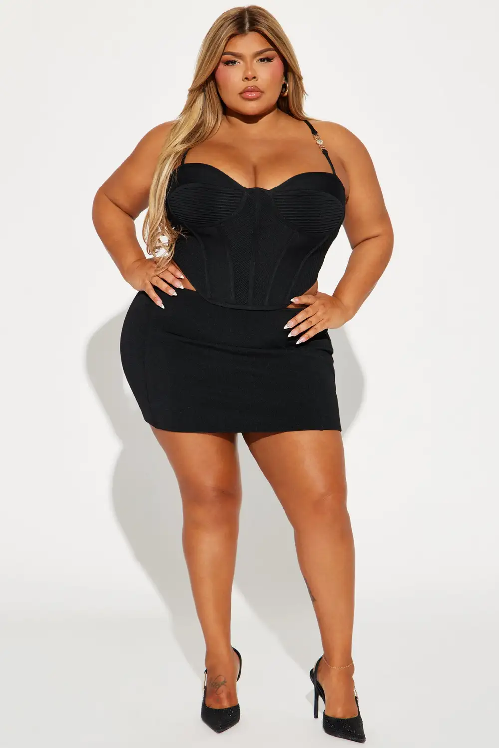 Do It Better Corset Top - Black