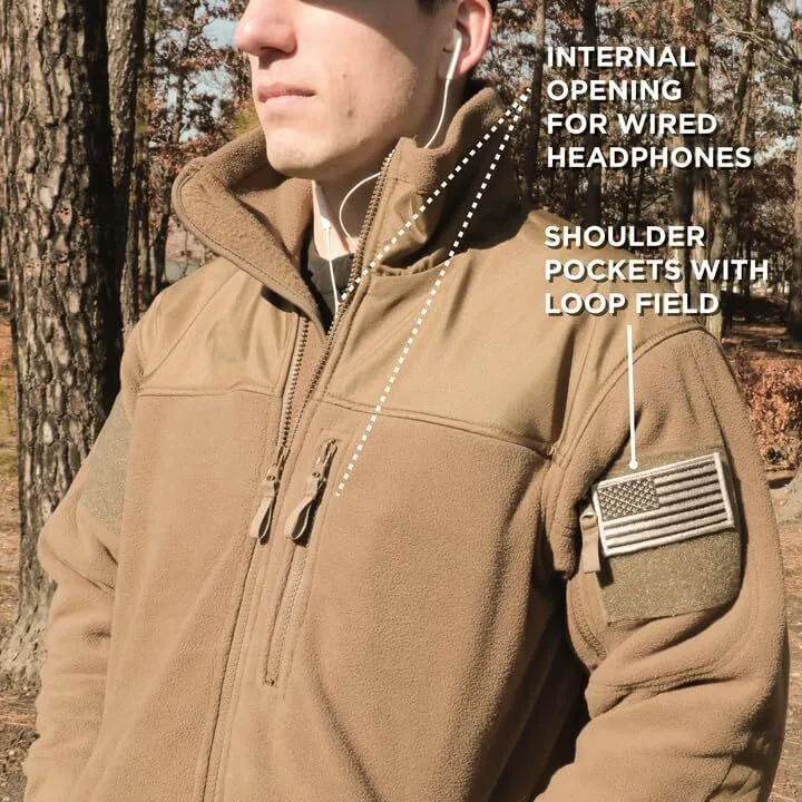 Spec Ops Tactical Fleece Jacket – Great For Layering