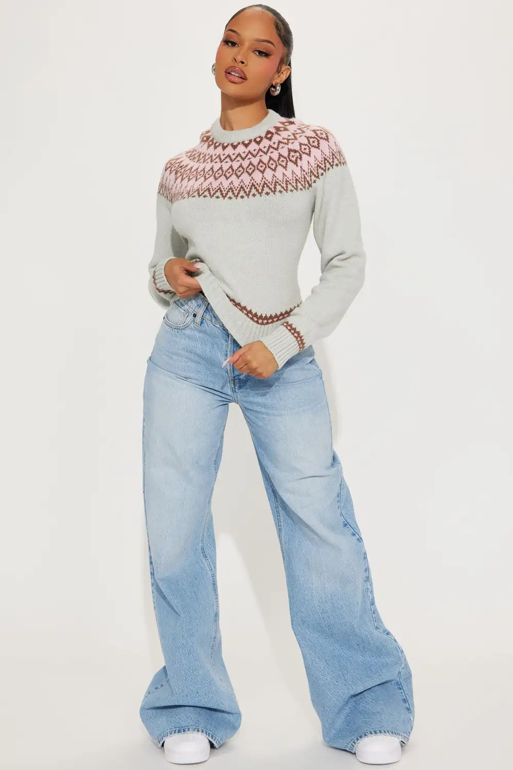 Always Sweater Weather Sweater - Grey/combo