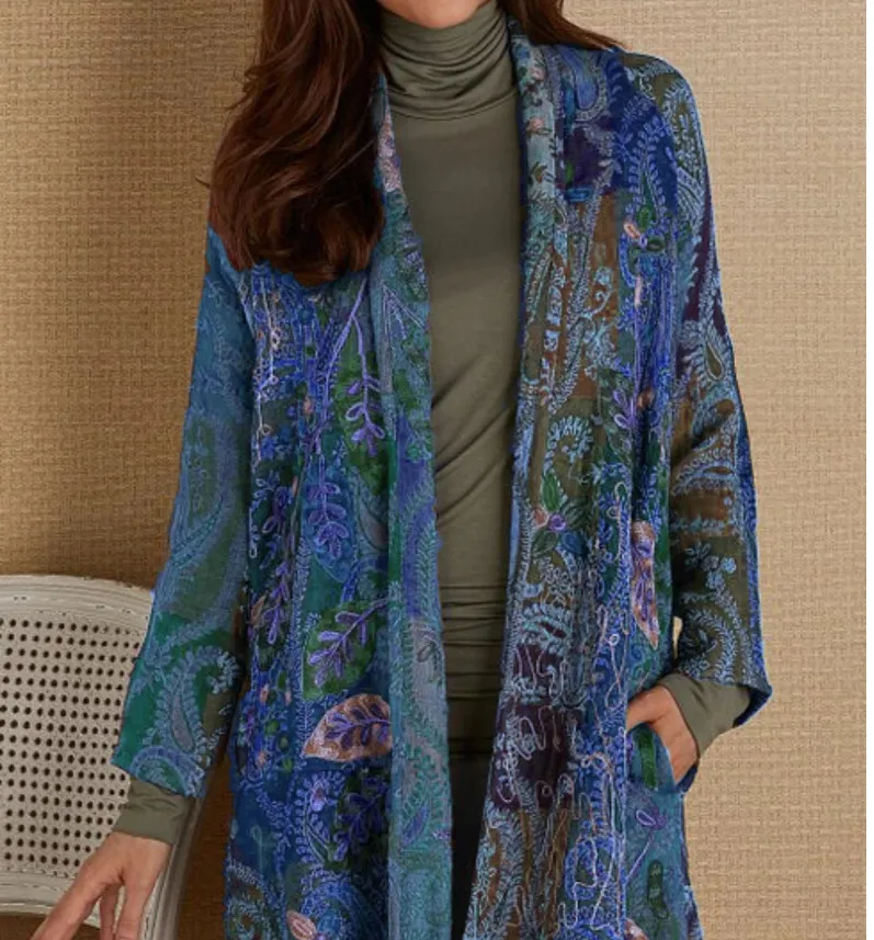Printed Cardigan Jacket